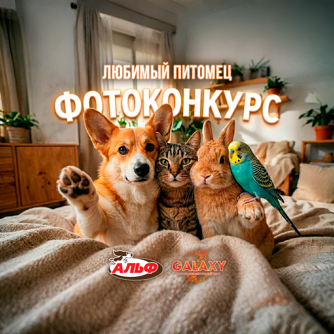 Фотоконкурс «Любимый питомец» в ТРЦ Галактика (Galaxy)!